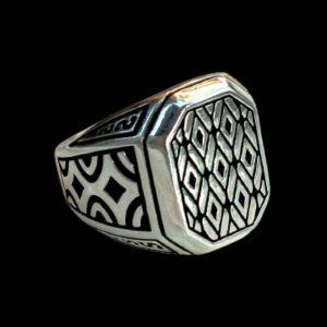 Geo Rhombus 925 sterling silver ring