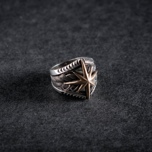 Wayfinder - North Star 925 sterling silver guidance ring